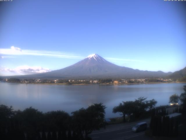河口湖からの富士山