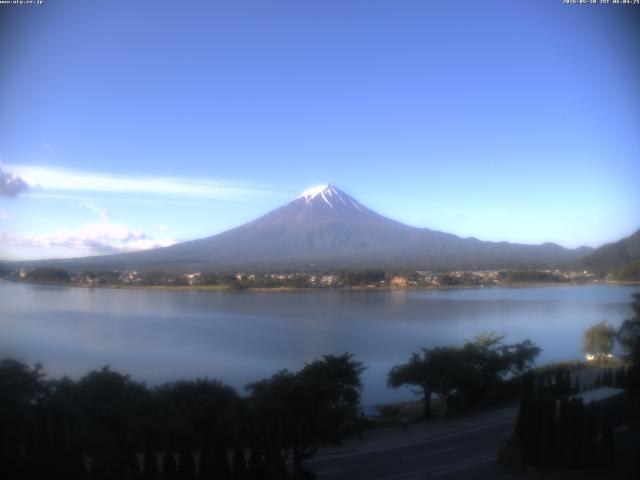 河口湖からの富士山