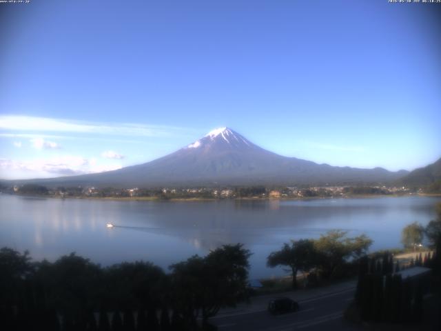 河口湖からの富士山