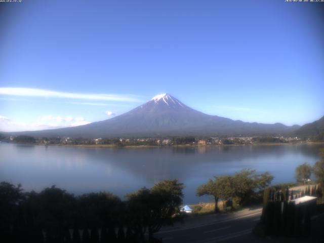 河口湖からの富士山