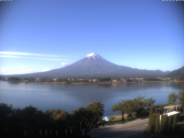 河口湖からの富士山