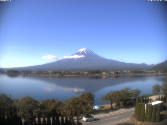 河口湖からの富士山