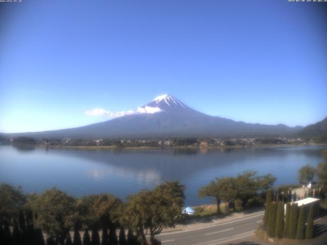河口湖からの富士山