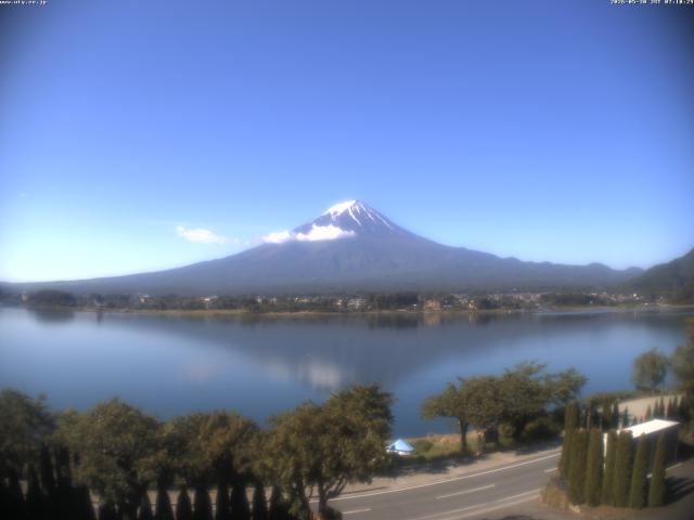 河口湖からの富士山
