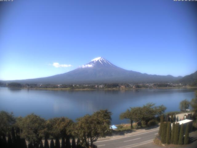 河口湖からの富士山