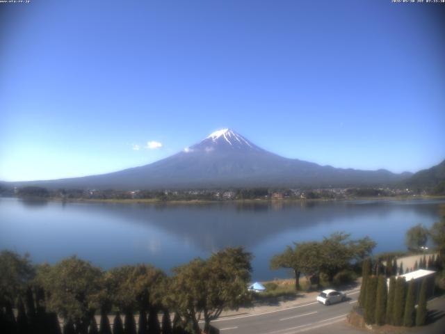 河口湖からの富士山