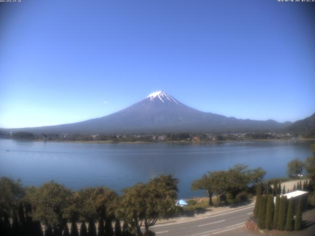 河口湖からの富士山