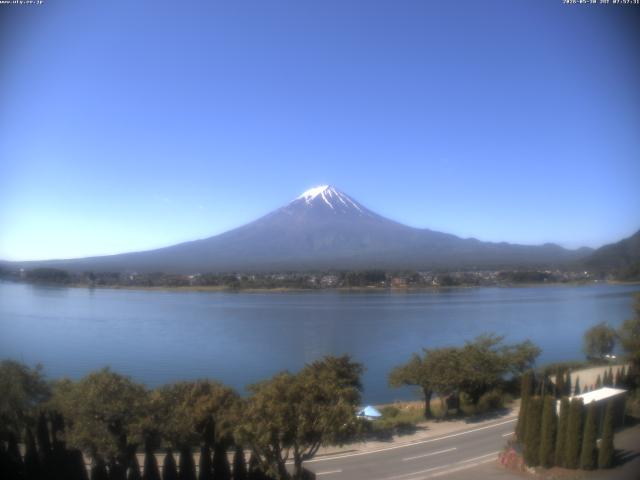 河口湖からの富士山