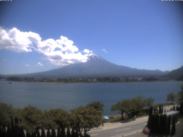 河口湖からの富士山