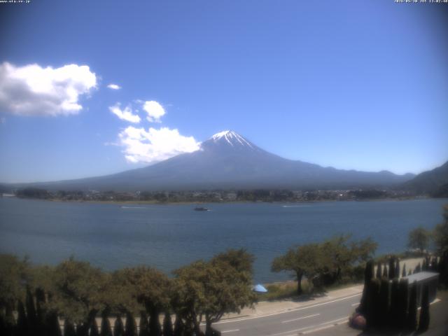河口湖からの富士山