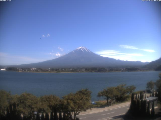 河口湖からの富士山