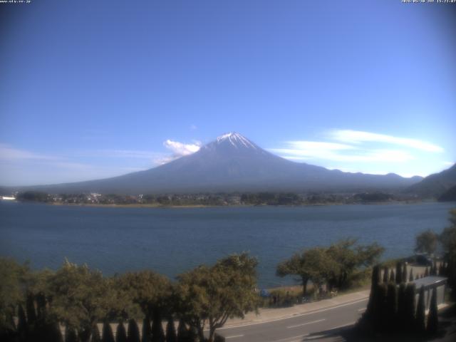 河口湖からの富士山