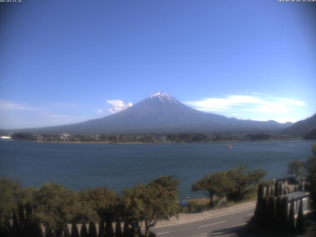 河口湖からの富士山