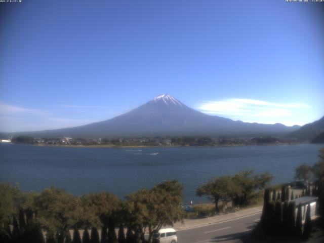 河口湖からの富士山