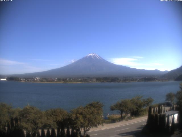 河口湖からの富士山