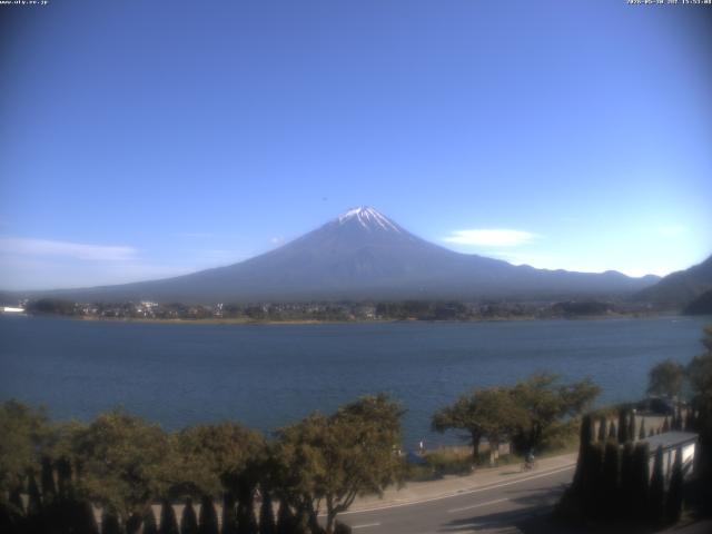 河口湖からの富士山