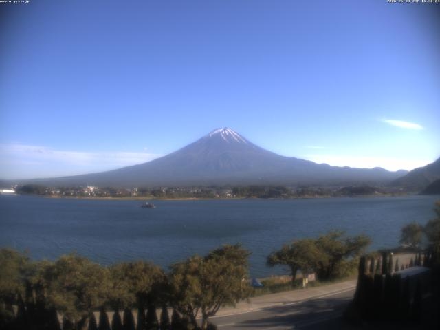 河口湖からの富士山