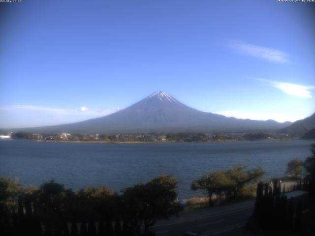 河口湖からの富士山