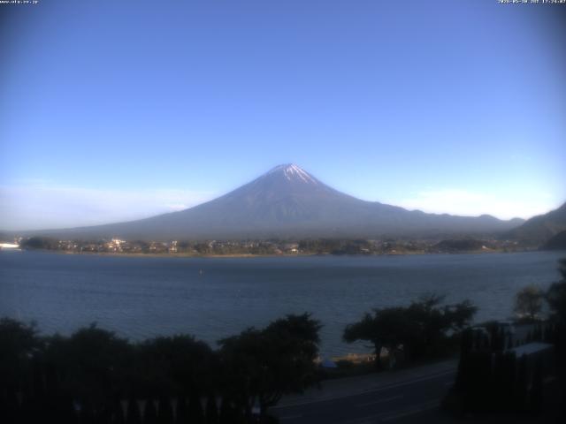 河口湖からの富士山
