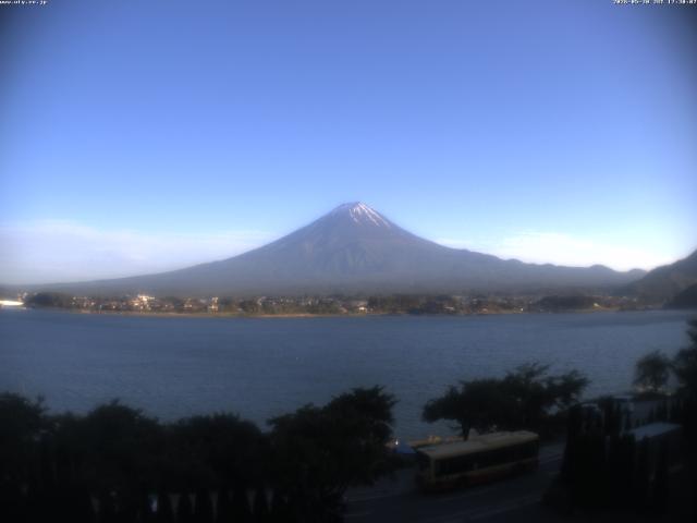 河口湖からの富士山