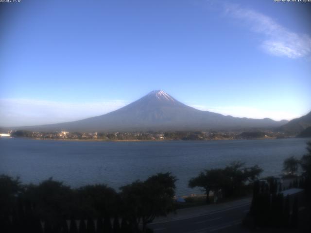 河口湖からの富士山