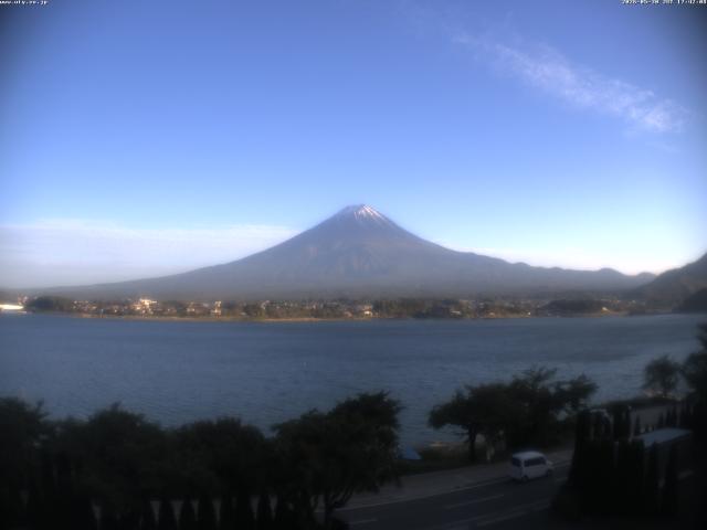 河口湖からの富士山