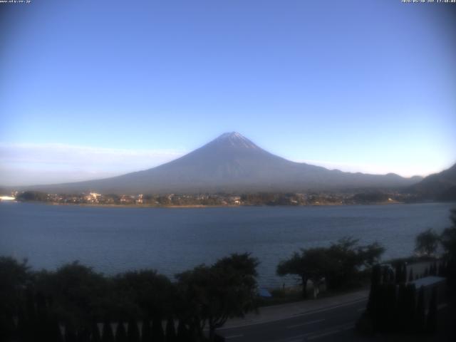 河口湖からの富士山