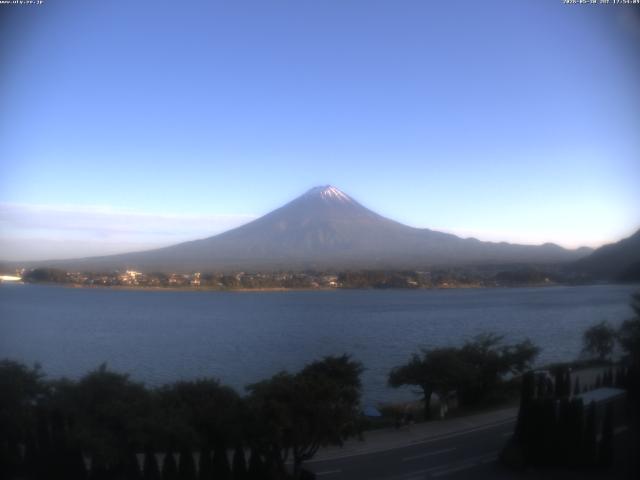 河口湖からの富士山