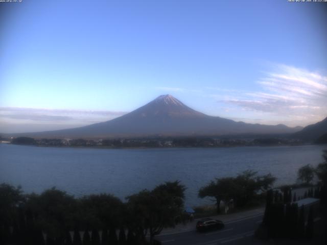 河口湖からの富士山