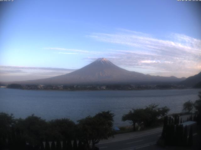 河口湖からの富士山