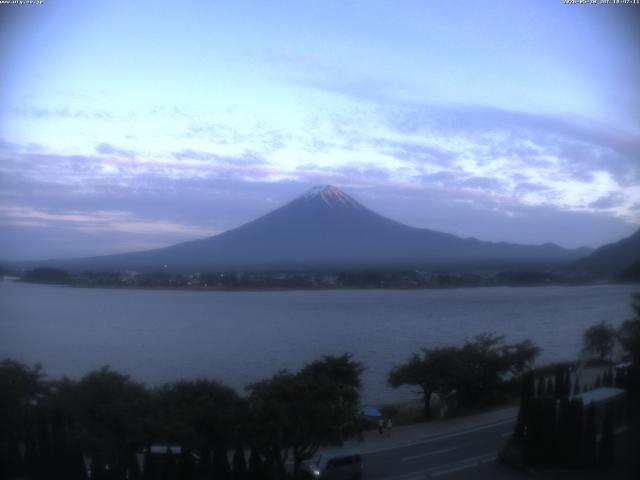 河口湖からの富士山
