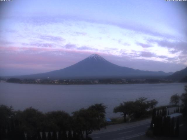 河口湖からの富士山