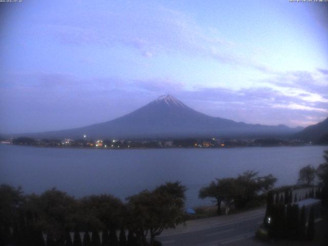 河口湖からの富士山