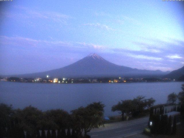 河口湖からの富士山