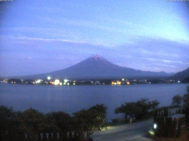 河口湖からの富士山