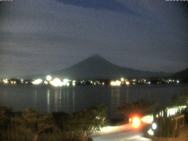 河口湖からの富士山