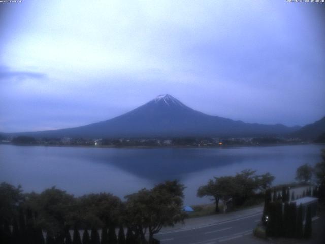 河口湖からの富士山