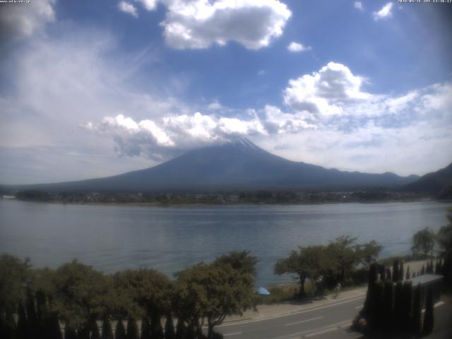 河口湖からの富士山