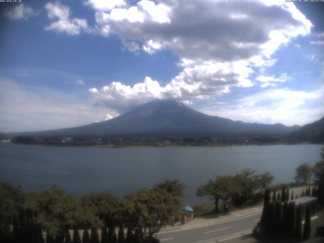 河口湖からの富士山