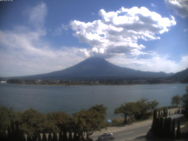 河口湖からの富士山
