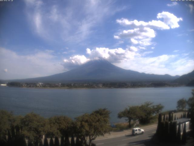 河口湖からの富士山