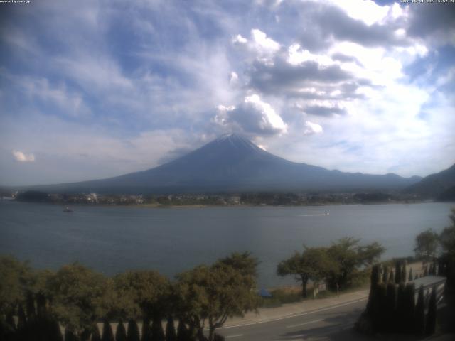 河口湖からの富士山