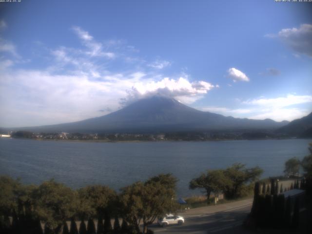 河口湖からの富士山