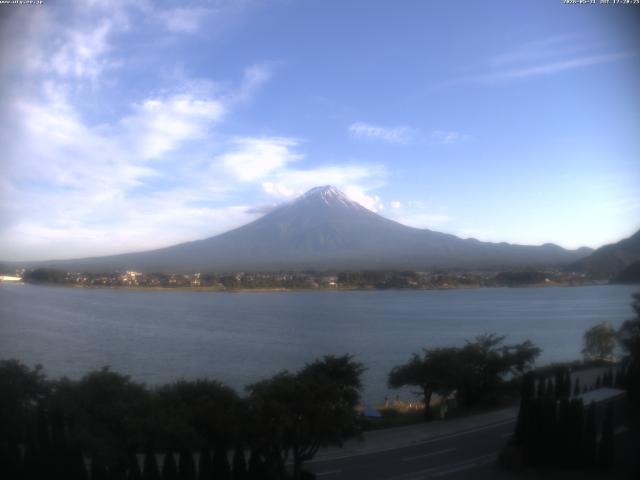 河口湖からの富士山