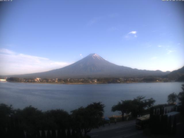 河口湖からの富士山