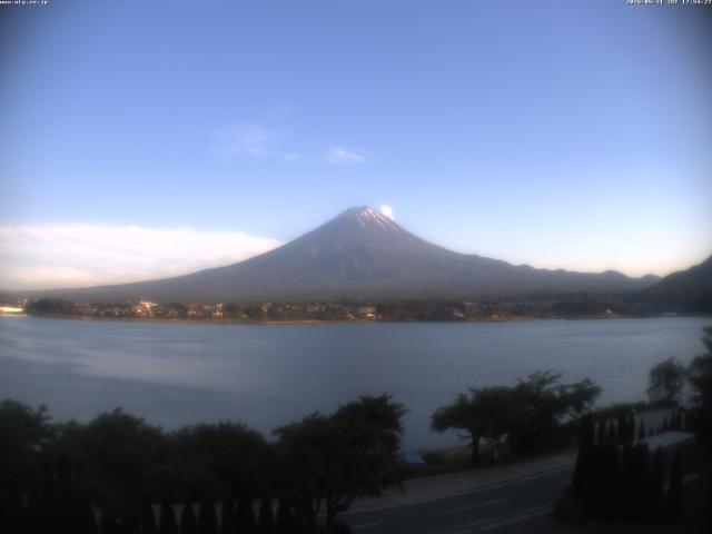河口湖からの富士山