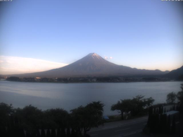 河口湖からの富士山