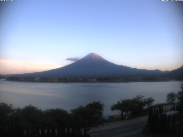 河口湖からの富士山