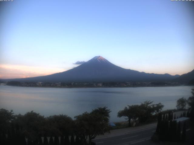 河口湖からの富士山