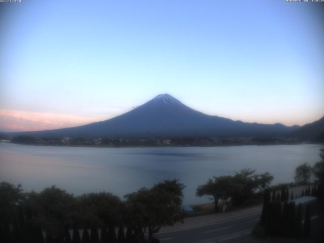 河口湖からの富士山